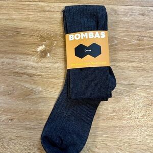 Bombas Men's Black Dress Socks size M